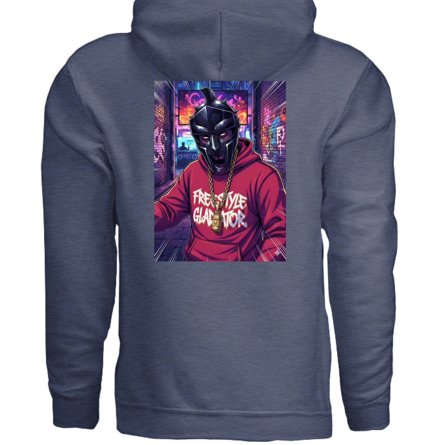 Heather Sport Dark Navy - BACK